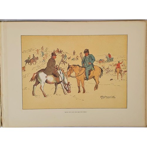 72 - Somerville & Ross. A Patrick's Day Hunt. 1902. Oblong folio. First edition. 8 fine coloured hunt... 