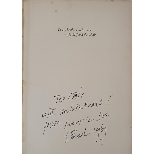 90 - Cider with Rosie by Laurie Lee SIGNED with an inscription to Chris Challis, British Poet,creative wr... 