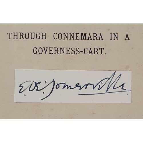 95 - Somerville & Ross. Through Connemara in a Governess Cart. 1893. 1st edition. Illustrated. Author... 