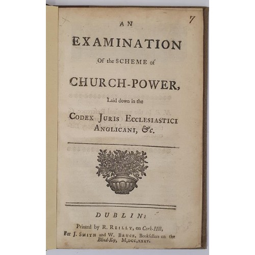 96 - [Penal Laws] An examination of the scheme of church-power : laid down in the Codex Juris Ecclesiasti... 