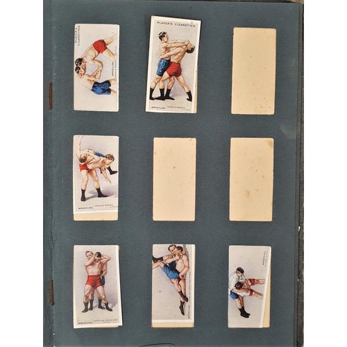 99 - Collection of John Player's Cigarette cards C 170, depicting sporting scenes, animals, birds , jocke... 