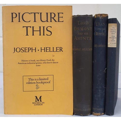 104 - George Meredith, Lord Ormont and his Aminta, 1895; Diana of the Crossways, 1889; both 1st eds, small... 