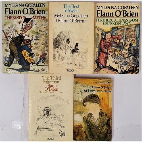 107 - Flann O'Brien/Myles na Gopaleen X 5 Titles; The Best of Myles(2); The Third Policeman;Further Cuttin... 