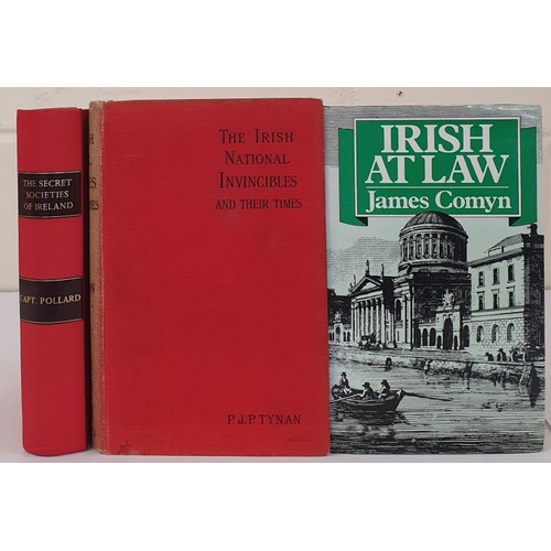 118 - Irish Interest X 3 Titles:  The Irish National Invincibles and Their Times by P J P Tynan, 1896... 