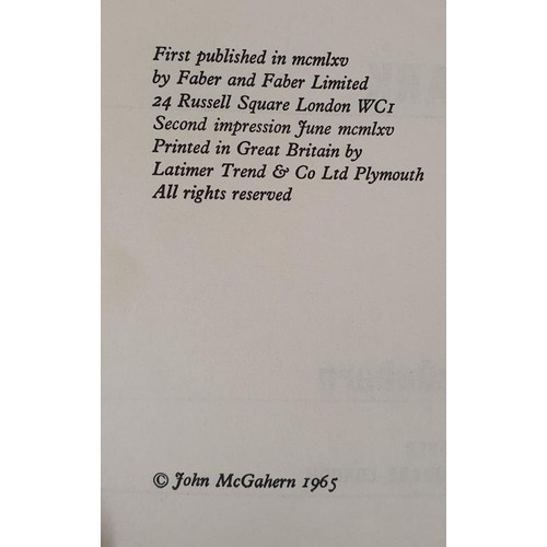 125 - John McGahern – The Dark, Published by Jonathan Cape n 1965. First edition, Second printing, i... 