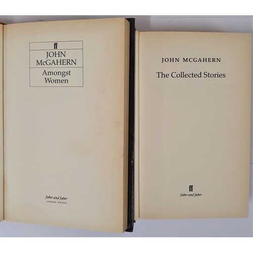 127 - John McGahern. Amongst Women. 1990. 1st. d .j. of National flag and John McGahern. The Collected Sto... 