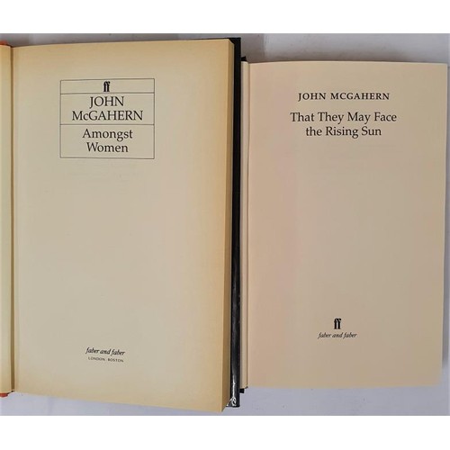 128 - John McGahern, Amongst Women, 1990, Faber & Faber, 1st edition, 1st printing, hardback in dust j... 