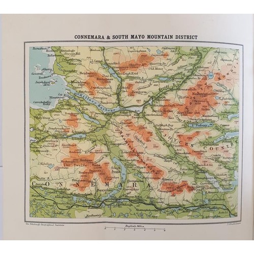 151 - Robert L.Prager. A Tourist's Flora of the West of Ireland. 1909. 1st. Numerous maps & plates Wit... 