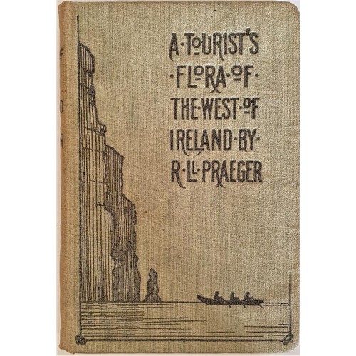 151 - Robert L.Prager. A Tourist's Flora of the West of Ireland. 1909. 1st. Numerous maps & plates Wit... 