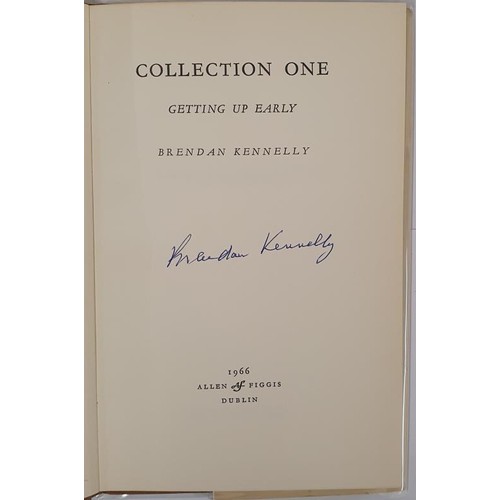 158 - Brendan Kennelly; Getting Up Early, Collection one, SIGNED first edition HB, Figgis 1966