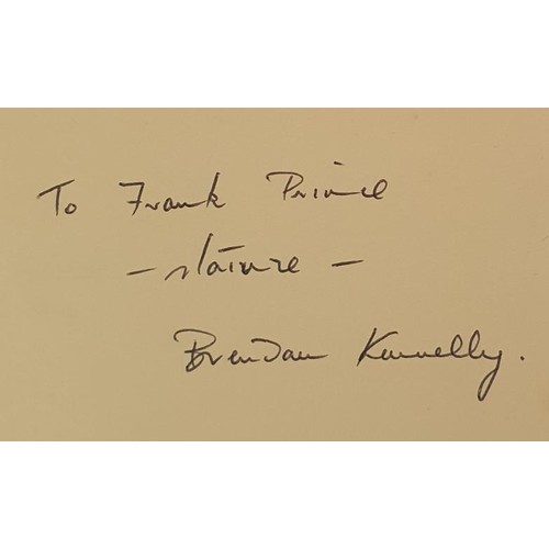 160 - Brendan Kennelly; Up and at It, SIGNED & dedicated first edition HB, New Square Publications 196... 