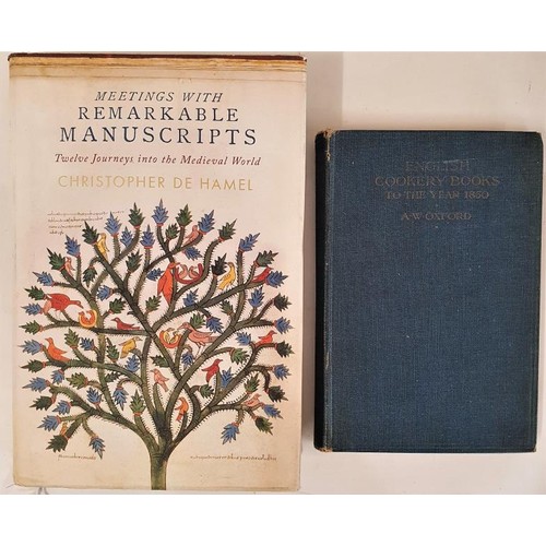 197 - Oxford, English Cookery Books to the year 1850, OUP 1913, small 8vo, h/b; very scarce vo. De Hamel, ... 