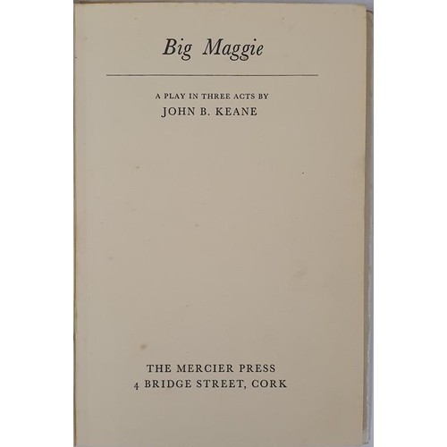 211 - John B. Keane; Big Maggie, first edition, first print HB, Mercier Press 1969 unusual in HB