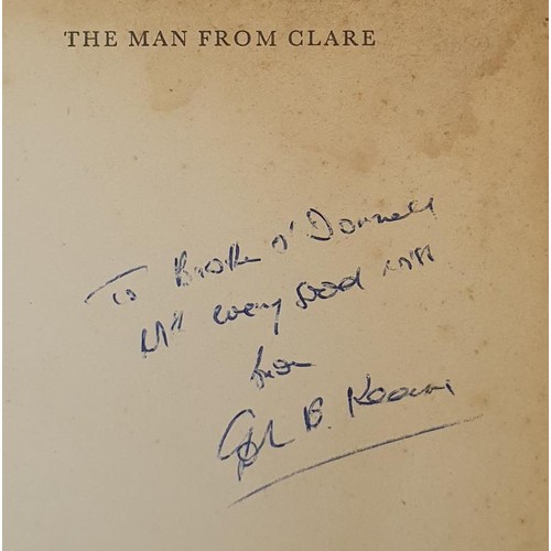 213 - John B. Keane; The Man from Clare, SIGNED and dedicated, Mercier Press 1965