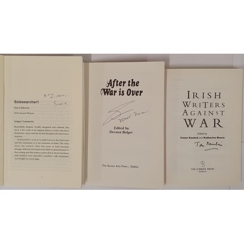 223 - Irish Writers against War; preface by Brian Friel and signed by Tom Paulin, John F. Deane, Roddy Doy... 