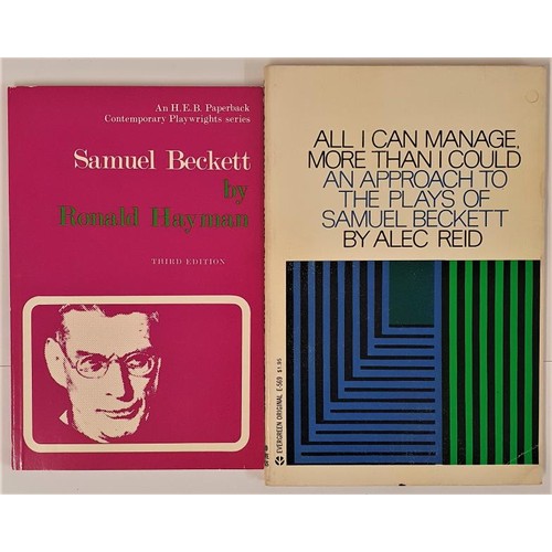 257 - Ronald Hayman. Samuel Beckett. 1980. Illustrated and Alec Reid. All I Can Manage, More Than I Could.... 