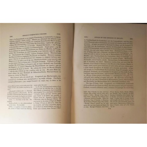 272 - Annals of the Kingdom of Ireland by the Four Masters from the earliest period to the year 1616. Edit... 