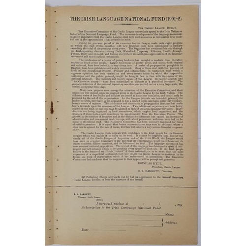 273 - An Claidheamh Soluis agus Fáinne an Lae. Baile Atha Cliath. October 12, 1901. 16 pages, plus ... 