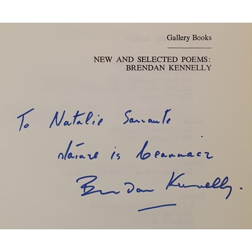 376 - Brendan Kennelly – New and Selected Poems, Published by Gallery Books, 1976., This is one of t... 