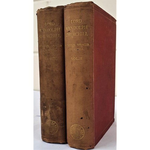 382 - Lord Randolph Churchill Winston Spencer Churchill Published by Macmillan and Co., London, 1906 Vol 1... 