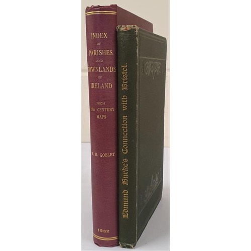 387 - A Topographical Index of the Parks & Townlands of Ireland in Sir William Pettys's Barony Maps C.... 