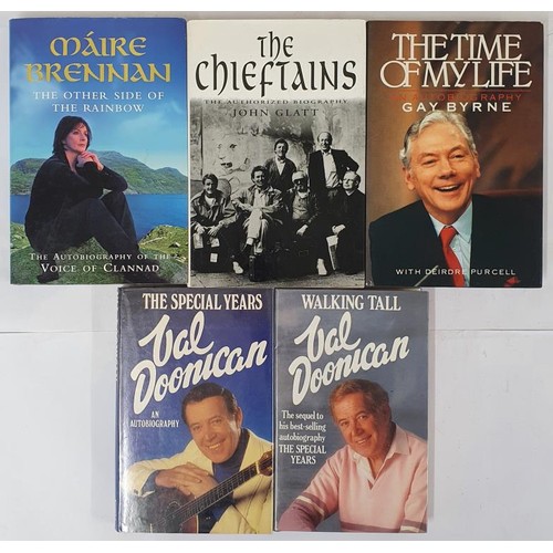 395 - Irish Interest X 5 Titles: The Time of My Life,autobiography of Gay Byrne SIGNED, 1st Ed; Walking Ta... 