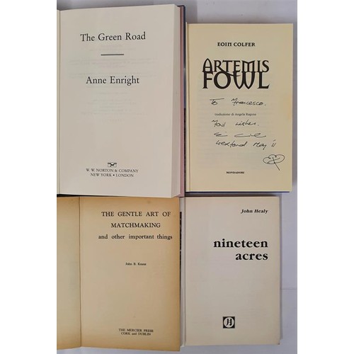 414 - Eoin Colfer, Artemis Fowl, 1st Italian ed, 2007; lovely inscribed and signed copy; dj. John Healy, N... 