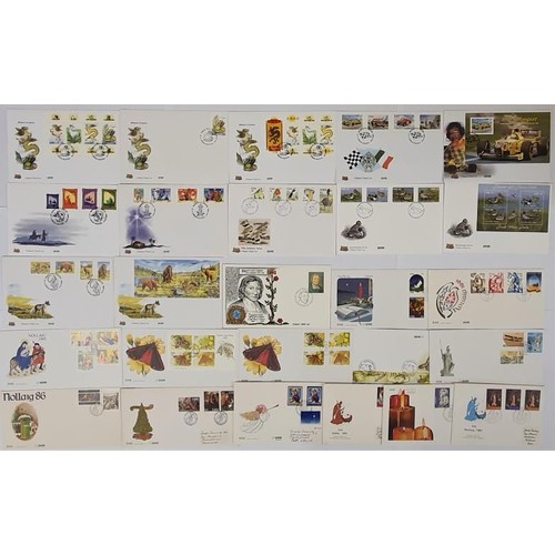 423 - Collection of mainly Irish First day Covers , C 160, 1980/1990's