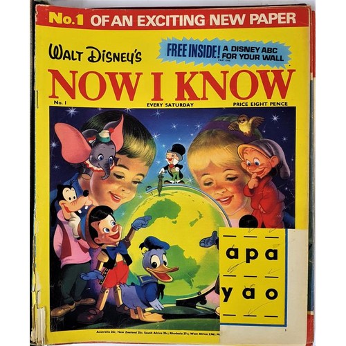 425 - Walt Disney's Now I Know 1972-U.K. Published-comic style, 25 issues including No 1 Issues 1 -25; Dis... 