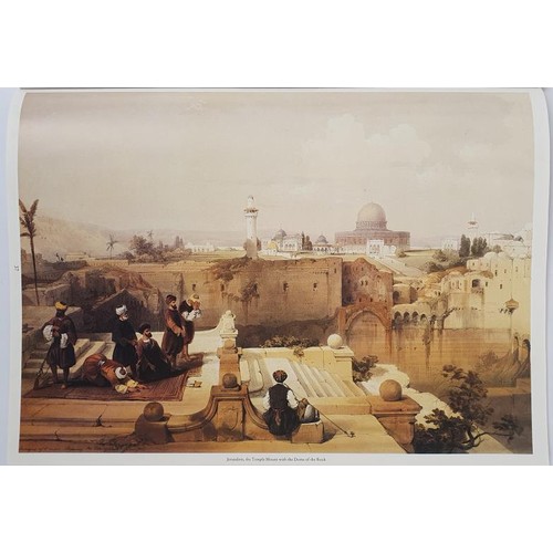 429 - David Roberts. In The Holy Land 1839. 1991. Folio. Numerous fine colour plates. Stiff wrappers