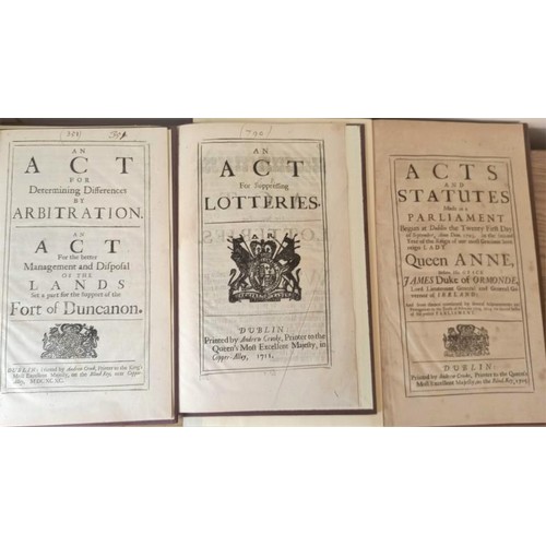 432 - A collection of 14 bound Acts of Parliament – one from the reign of William III, eight from th... 