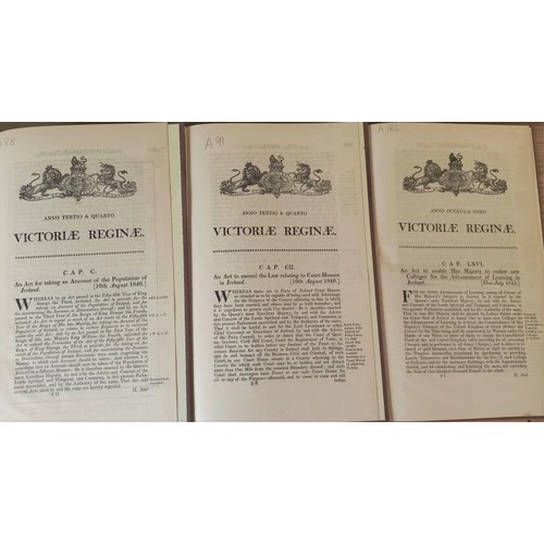 432 - A collection of 14 bound Acts of Parliament – one from the reign of William III, eight from th... 