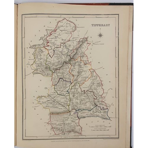 439 - Lewis, Samuel. Atlas to the Topographical Dictionary of Ireland, comprising a General Map of Ireland... 