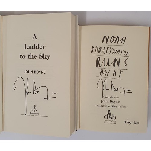 444 - John Boyne – A ladder to the Sky, published, 2018 First UK Edition, first printing, in illustr... 