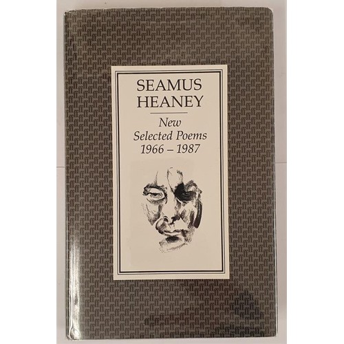 452 - New Selected Poems 1966-1987 by Seamus Heaney, Faber and Faber 1990.1st Ed. ,First Print HB.DJ;