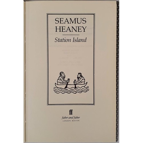 453 - Seamus Heaney, Station Island, Faber & Faber, 1984, signed 1st edition, 1st printing, hardback i... 