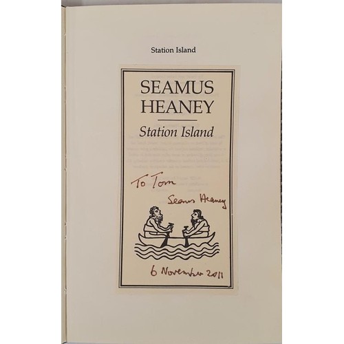 453 - Seamus Heaney, Station Island, Faber & Faber, 1984, signed 1st edition, 1st printing, hardback i... 