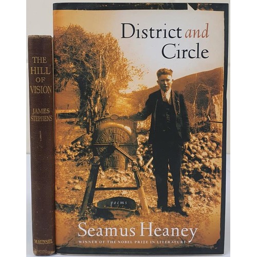 466 - James Stephens. The Hill of Vision. 1912. 1st and Seamus Heaney. District & Circle. First US. ed... 