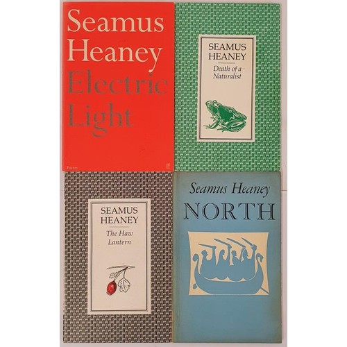 467 - Seamus Heanry X 4 Titles: Electric Light, 2001. 1st Ed; Death of a Naturalist, 1986; The Haw Lantern... 