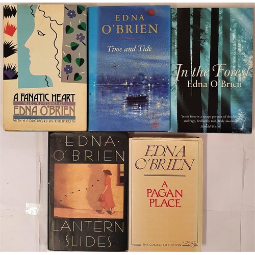 493 - Edna O Brien, Time and Tide, 1992, Viking, 1st edition, 1st printing, hardback in dust jacket, excel... 