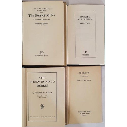 495 - Irish Interest X 4 Titles: All That Fall _a play for radio by Samuel Beckett, 1957, 1st Ed; The Rock... 