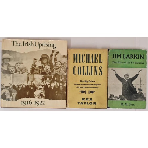 511 - Irish Interest X 3 Titles: Michael Collins-the big fellow  by Rex Taylor 1958,1st Ed; Jim Larki... 