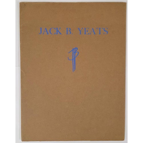 525 - Exhibition catalogue Jack B. Yeats . Exhibition at Dawson Gallery, Dawson St., Dublin June/July 1966... 