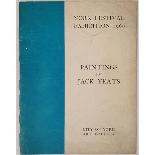 526 - Exhibition Catalogue. Paintings by Jack B. Yeats at the City of York Gallery during the York Festiva... 