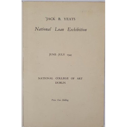 527 - Jack B. Yeats. National Loan Exhibition at National College of Art, Dublin June/July 1945. Illustrat... 