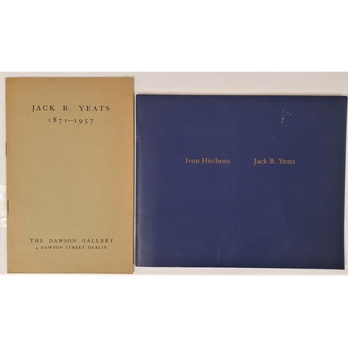 528 - Exhibition catalogue Of Jack B. Yeats held at Dawson Gallery, 4 Dawson St., Dublin Nov/Dec 1962 and ... 