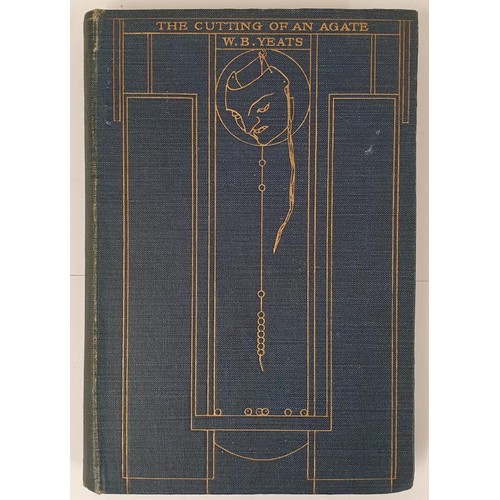 530 - W.B. Yeats. The Cutting of An Agate. 1919. Loosely inserted - a sheet signed 