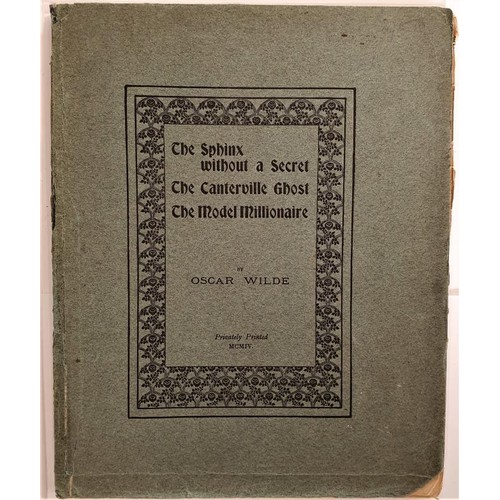 538 - Oscar Wilde.  The Spinx Without a Secret,  The Canterville Ghost and the Model Millionaire... 