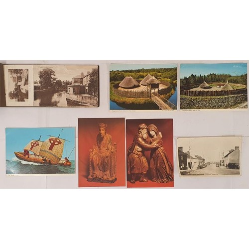 545 - Postcards; Ten Postcards Of Ennis, with Miniature View Souvenir of Ennis when postcards are detached... 