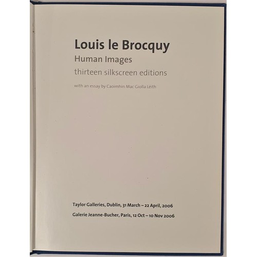 574 - Louis Le Brocquy; Human Images, first edition, first print HB, 13 silkscreen editions, Taylor Galler... 